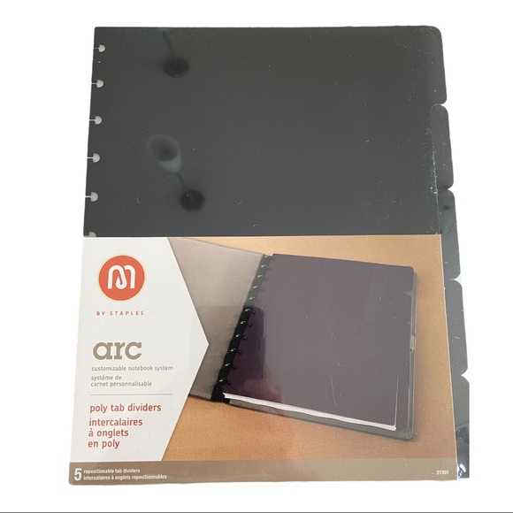 Staples Office Staples Arc Notebook System Paper Poly Dividers